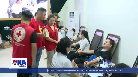 Chung sức hiến máu cứu người