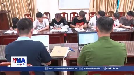 Ninh Bình tạm giữ 10 đối tượng cướp giật, gây rối