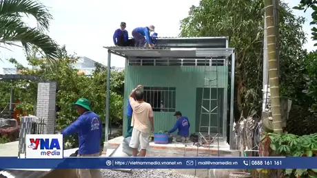 Nghĩa tình những tổ cất nhà từ thiện ở Đồng Tháp