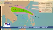 Nhiều dự báo khác nhau về đường đi của bão số 3