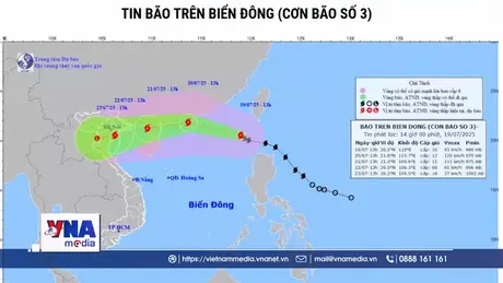Bão Wipha di chuyển nhanh và liên tục tăng cấp