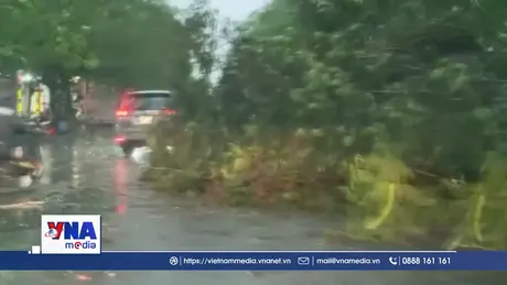 Mưa giông lớn tại nhiều nơi chiều ngày 19/7
