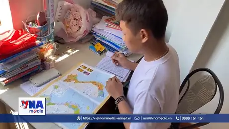 Học sinh vượt khó đạt điểm 10 môn Địa lý
