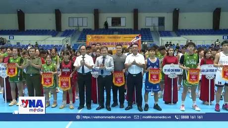 Khai mạc Giải vô địch Bóng rổ 5x5 U18 quốc gia năm 2025