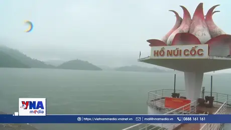 Vận hành xả tràn hồ Núi Cốc