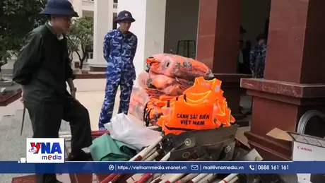 Cảnh sát biển chủ động triển khai công tác phòng chống bão số 3 (WIPHA)