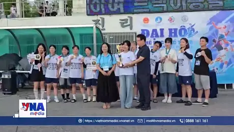 Sinh viên Việt Nam tại Hàn Quốc tưng bừng tổ chức Đại hội thể thao