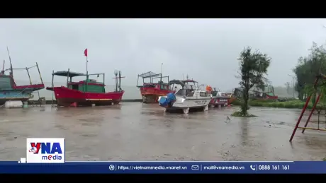 Gió mạnh kèm mưa tại Đặc Khu Bạch Long Vĩ
