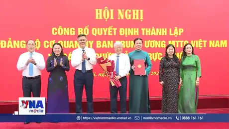 Công bố quyết định thành lập Đảng bộ cơ quan Uỷ ban Trung ương Mặt trận Tổ quốc Việt Nam