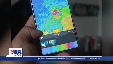 Ứng dụng theo dõi bão Wipha được tải nhiều nhất tại Việt Nam