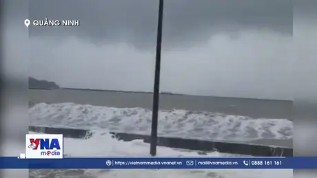 Thủy triều dâng cao kỷ lục ở biển Cô Tô, Quảng Ninh