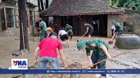 Biên phòng Nghệ An hỗ trợ nhân dân khắc phục thiên tai