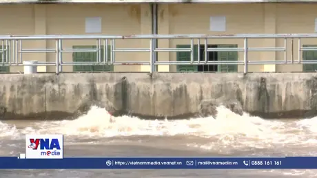 Hưng Yên vận hành tối đa công suất tiêu thoát úng