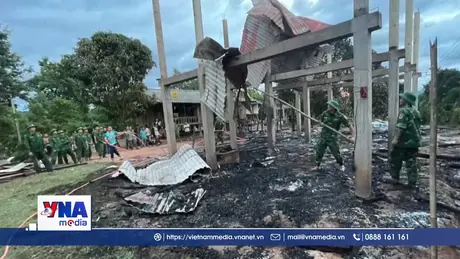 Biên phòng Quảng Trị kịp thời hỗ trợ nhà dân bị cháy