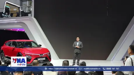 Xe thuần điện VF7 của VINFAST xuất hiện tại thị trường Indonesia