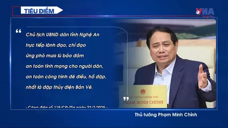 Chỉ đạo, điều hành ngày 23/7/2025