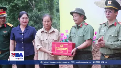 Hơn 1.000 căn nhà được Bộ Công an xây dựng tại Thái Nguyên