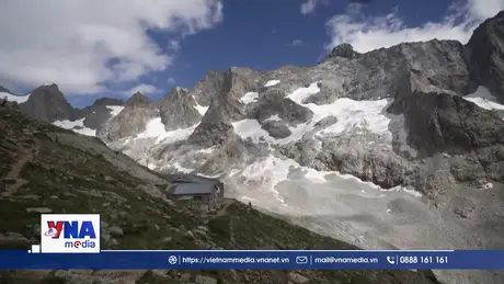 Băng tuyết trên dãy Alps tan nhanh bất thường