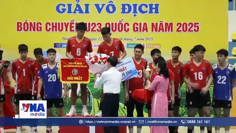 Bế mạc Giải Vô địch bóng chuyền U23 quốc gia năm 2025