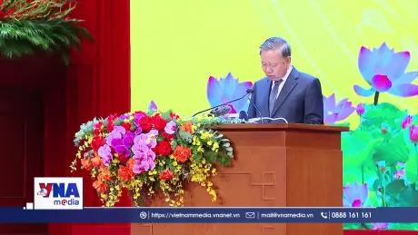 Tổng Bí thư Tô Lâm dự hội nghị gặp mặt người có công
