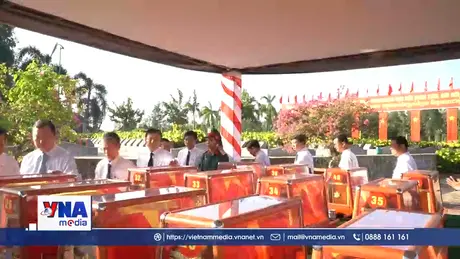 Đồng Tháp truy điệu, cải táng 43 hài cốt liệt sỹ