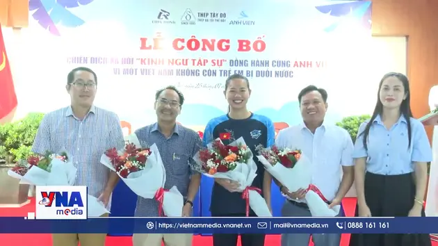 Đồng hành cùng Ánh Viên hướng tới mục tiêu không còn trẻ em bị đuối nước