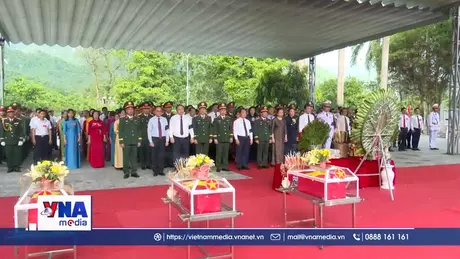 Tuyên Quang truy điệu, an táng 6 hài cốt Liệt sĩ
