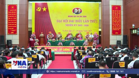 Đại hội Đảng bộ xã Na Son, đại hội điểm cấp xã ở Điện Biên