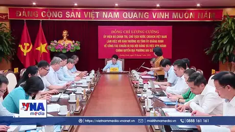 Chủ tịch nước Lương Cường làm việc với tỉnh Quảng Ninh