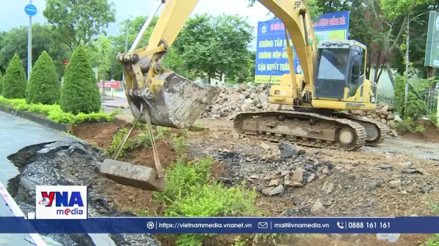 Lai Châu tập trung khắc phục hạ tầng giao thông bị hư hại