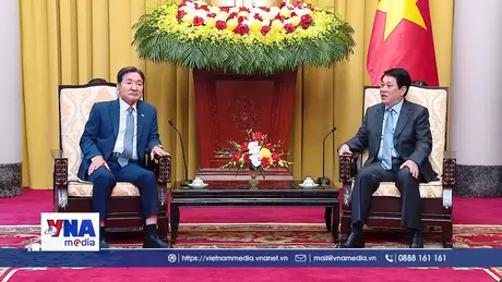 Chủ tịch nước Lương Cường tiếp Đặc phái viên của Tổng thống Hàn Quốc