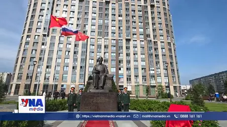 Khánh thành Quảng trường Hồ Chí Minh tại St. Petersburg