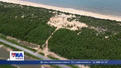 Lợi dụng sáp nhập để khai thác cát trái phép ở Huế