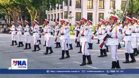 Mãn nhãn màn trình diễn ấn tượng của lực lượng Cảnh vệ CAND