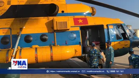 Điều 3 trực thăng cứu trợ khẩn cấp vùng lũ Điện Biên