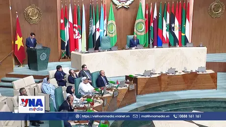 Chủ tịch nước phát biểu chính sách tại Liên đoàn Arab