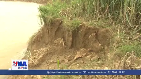 Sạt lở bờ sông nghiêm trọng tại các xã miền núi Thanh Hóa