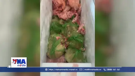 Kịp thời ngăn chặn hơn 1.600kg thịt lợn bệnh chuẩn bị tiêu thụ