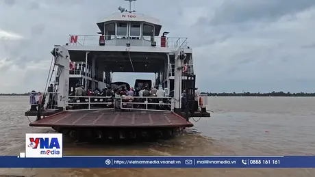 Phà Đình Khao tăng tần suất, đảm bảo lưu thông tuyến quốc lộ 57