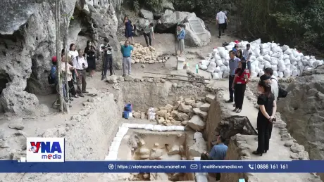 Nhiều phát hiện khảo cổ quan trọng tại Di chỉ Mái đá Ngườm