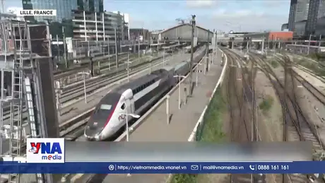 Sự cố đường sắt khiến hàng loạt chuyến tàu Eurostar bị hủy