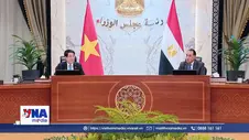 Chủ tịch nước Lương Cường hội kiến Thủ tướng Ai Cập