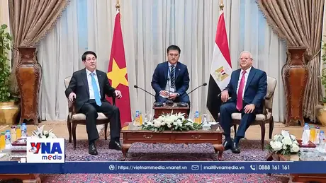 Chủ tịch nước Lương Cường hội kiến Chủ tịch Hạ viện Ai Cập