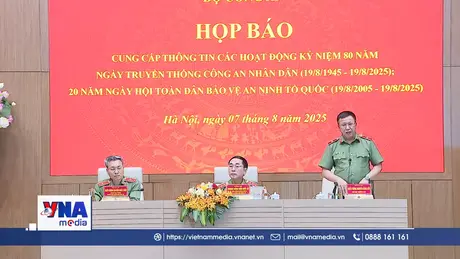 Nhiều hoạt động kỷ niệm 80 năm Ngày truyền thống Công an nhân dân