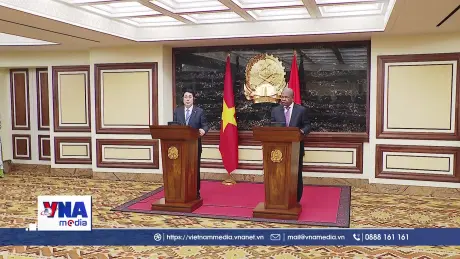 Chủ tịch nước Lương Cường và Tổng thống Tổng thống Angola gặp gỡ báo chí