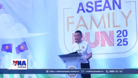 Ấm áp giải chạy Gia đình ASEAN 2025 tại Thái Lan