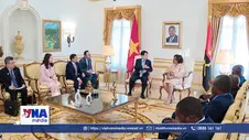 Chủ tịch nước Lương Cường hội kiến Chủ tịch Quốc hội Angola