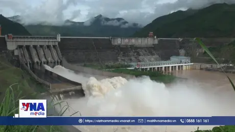 Mở 1 cửa xả đáy thủy điện Sơn La vào 16h ngày 11/8