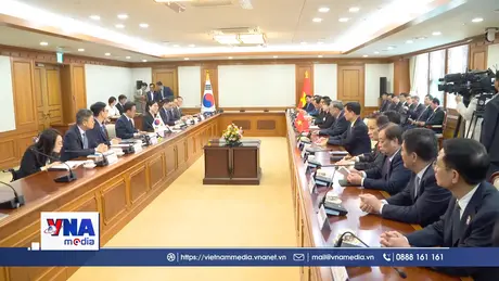 Tổng Bí thư Tô Lâm hội kiến Thủ tướng Hàn Quốc Kim Min Seok
