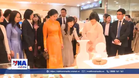 Phu nhân Tổng Bí thư thăm Bảo tàng Quốc gia Hàn Quốc